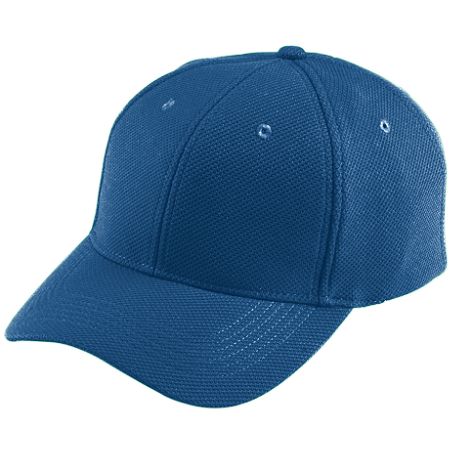 Augusta 6265A Adjustable Wicking Mesh Cap- Navy - All
