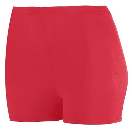 Picture of Augusta 1210A 2.5 In. Ladies Poly & Spandex Short - Red- 2X