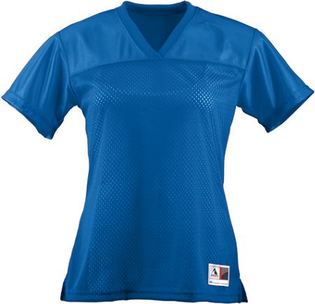 Picture of Augusta 250A Ladies Junior Fit Replica Football Jersey- Royal Blue- XL