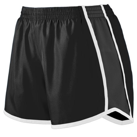 1266A Girls Pulse Team Short, Black, Medium