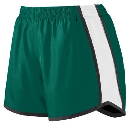 1266A Girls Pulse Team Short, Dark Green, Medium