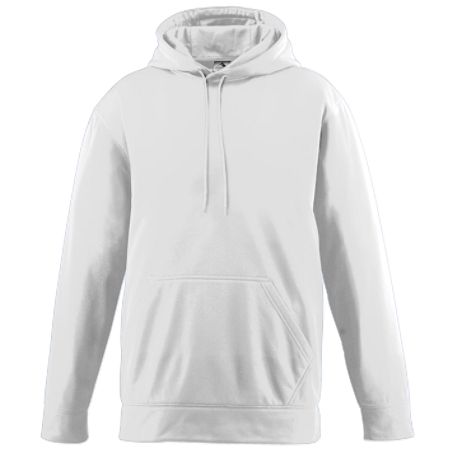 Picture of Augusta 5505A Wicking Fleece Hooded Sweat Shirt - White- Medium