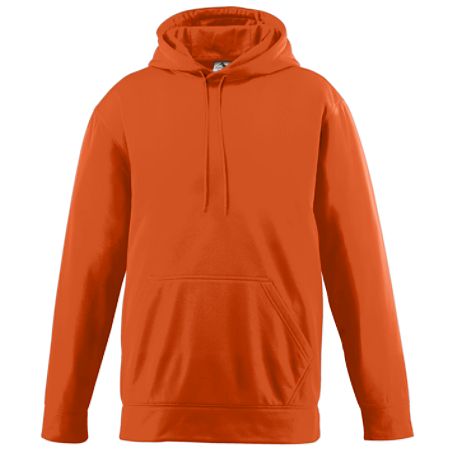 Augusta 5505A Wicking Fleece Hooded Sweatshirt- Orange - Small