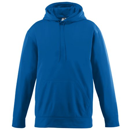 Augusta 5505A Wicking Fleece Hooded Sweatshirt- Royal Blue - Medium