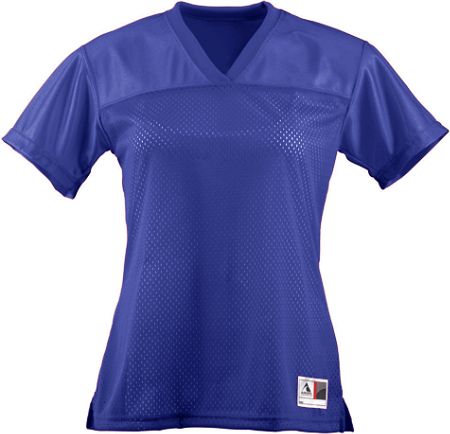 Picture of Augusta 250A Ladies Junior Fit Replica Football Jersey- Purple- Small