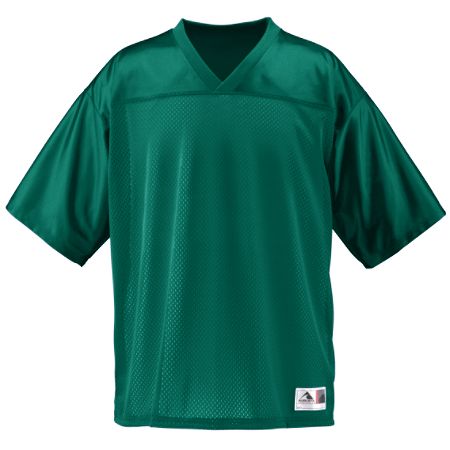 Augusta 257A Adult Stadium Replica Jersey- Dark Green- Small