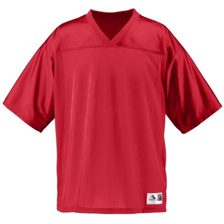 Augusta 257A Adult Stadium Replica Jersey- Red- Large