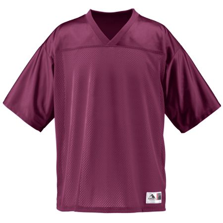 Augusta 257A Adult Stadium Replica Jersey- Maroon- Large