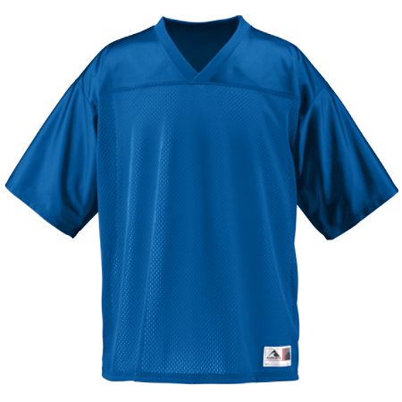 Augusta 257A Adult Stadium Replica Jersey- Royal Blue- 3X