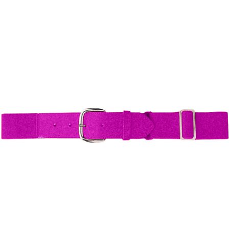6002A Youth Elastic Baseball Belt - Power Pink, One Size