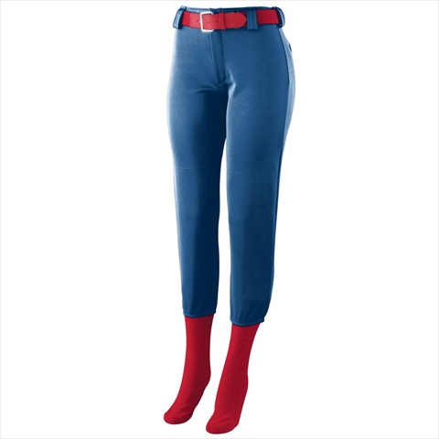 Picture of Augusta 1240A Ladies Low Rise Homerun Pant - Navy- Medium