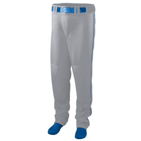 Picture of Augusta 1445A Series Baseball & Softball Pant With Piping- Silver & Royal - Large