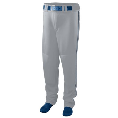 Picture of Augusta 1445A Series Baseball & Softball Pant With Piping- Silver & Navy - Small