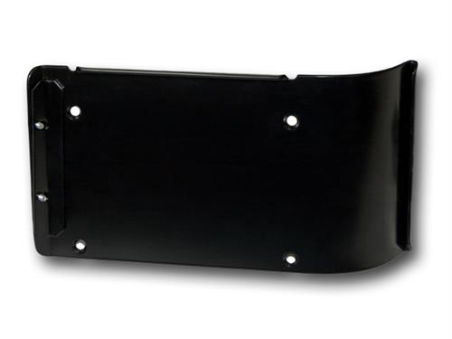 1560 License Plate Bracket, Black - 1997-2006 Jeep Wrangler