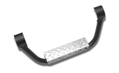 55010 6 In. Nerf Bar Step Plate- Black