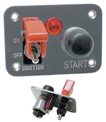 Start/Ignition Panel,Silver,Copper