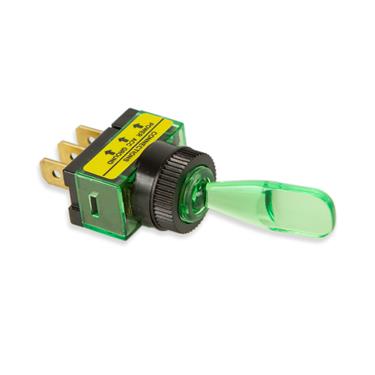 Rocker Switch,SPST,Red,On/Off