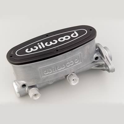 2608556 1.12 In. Tandem Brake Master Cylinder- Silver & Black