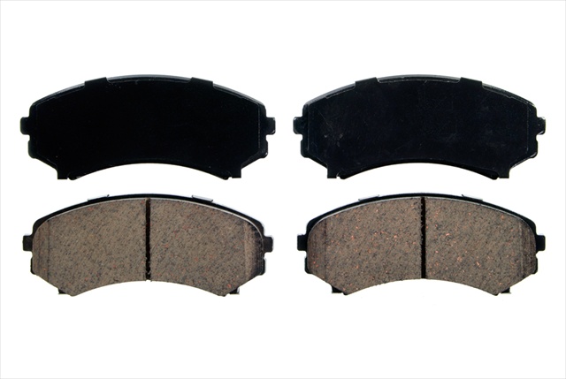 ZD867 CeRAMic Front Brake Pads - Gray - Front - Includes Installation Hardware