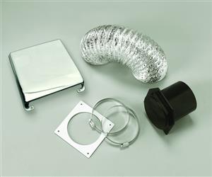 VID403AB Clothes Dryer Vent Installation Kit- Black