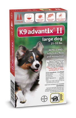 Picture of Bayer Healthcare Animal BY06071 K9 Advantix Ii Large Dog&#44; 2 Pack