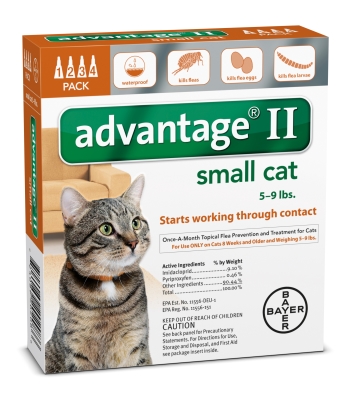 Picture of Bayer Healthcare Animal BY20208 Advantage Ii Small Cat- 4 Pack
