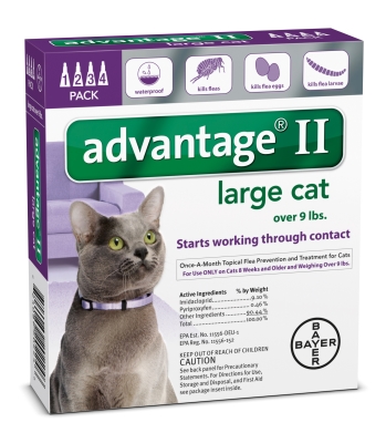 Picture of Bayer Healthcare Animal BY20224 Advantage Ii Large Cat- 4 Pack