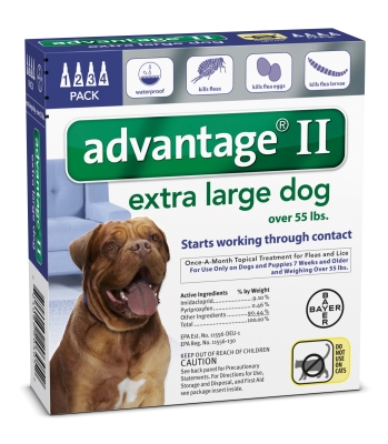 Picture of Bayer Healthcare Animal BY20305 Advantage Ii Extra Large Dog&#44; 4 Pack