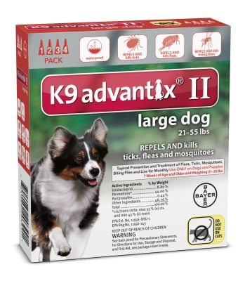 Picture of Bayer Healthcare Animal BY20399 K9 Advantix Ii Large Dog, 4 Pack