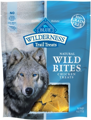 Picture of Blue Buffalo BB00649 Wilderness Wild Bites Chicken Natural Dog Treat- 0.3 lbs.