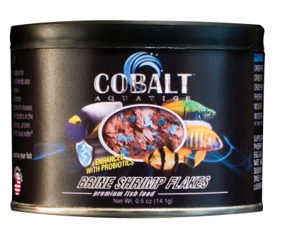 Picture of Cobalt International CB00136 Brine Shrimp Flake Premium Fish Food&#44; 0.5 Oz.