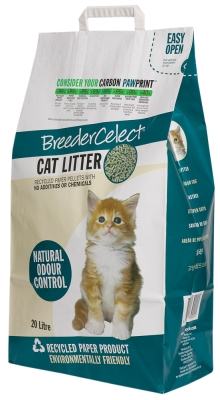 Picture of Fibrecycle Uk BC39020 Breeder Celect Cat Litter - 20 Liter