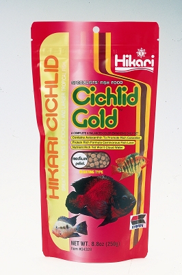 Picture of Hikari Sales U.S.A US04328 Cichlid Gold Fish Food- Medium - 8.8 Oz.