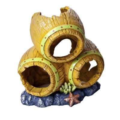 Picture of Marineland TM29068 Glofish Ornament Barrels - Large