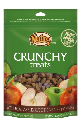 Nutro Products NU11092 Crunchy Treats Apple- 1.07 lbs.