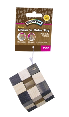 Picture of Pets International SP62068 Natural Cube Toy With Nut