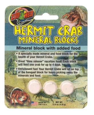 Picture of Zoo Med-Aquatrol ZM00962 Hermit Crab Mineral Blocks- 0.04 lbs.