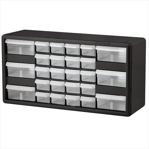 Picture of Akro-Mils 10126 Cabinet Parts Storage 26 Compartments&#44; Black