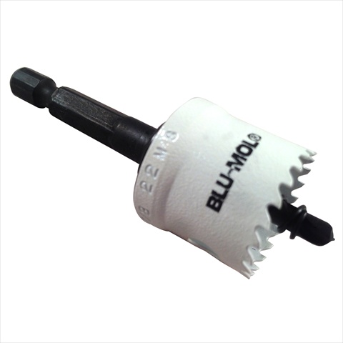 6921 Blu-Mol 0.88 In. Sheet Metal Hole Saw