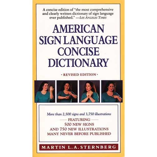 Picture of Cicso Independent B104 American Sign Language Concise Dictionary