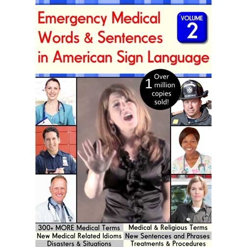 Picture of Cicso Independent DVD403 Emergency Medical Words &amp; Sentences in American Sign Language Volume 2