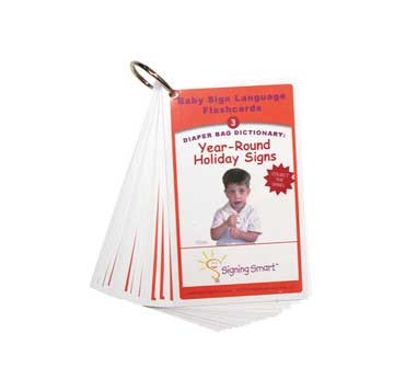 Picture of Cicso Independent B973 Signing Smart Diaper Bag Flashcards - Year Round Holiday Signs