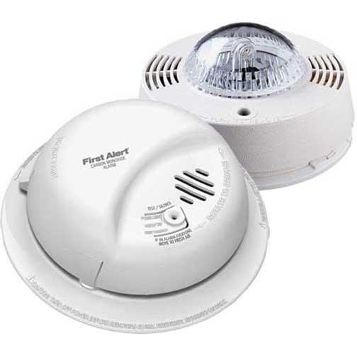Picture of BRK Electronics CO5120BN Hard Wired T4 Carbon Monoxide Alarm & SL177 Strobe