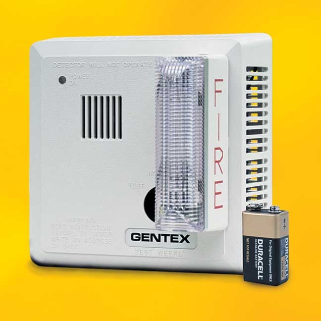 Picture of Gentex 7139CS-W Hard Wired Wall Mount T3 Smoke Alarm & Backup
