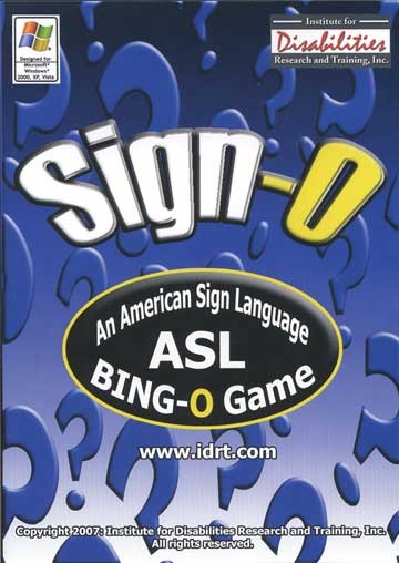 Picture of Cicso Independent CD200 SIGN-O ASL Bingo Game CD-ROM