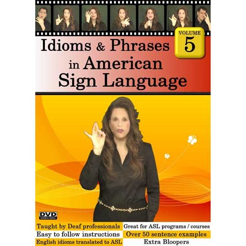 Picture of Cicso Independent DVD317 Idioms &amp; Phrases in American Sign Language Volume 5