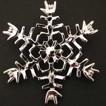 Picture of Cicso Independent N283 ILY Snowflake Pin