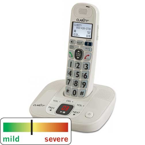 Picture of Clarity DECT 6.0 Amplified Cordless Phone with Answering Machine - 1 Year Warranty