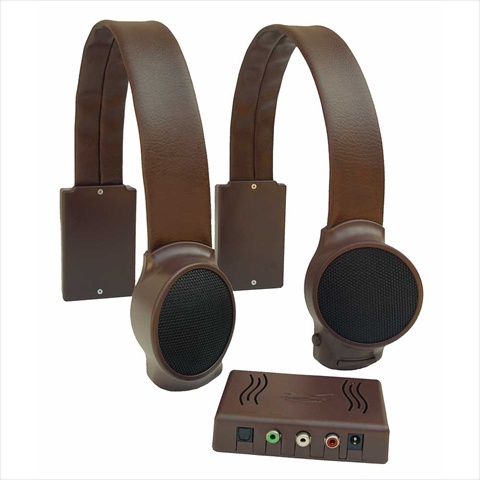Picture of Audio Fox AF 0001 Brown TV Listening Speaker System