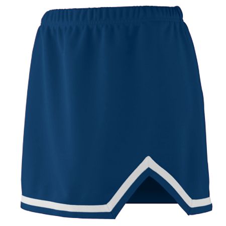 Picture of Augusta 9126A Girls Energy Skirt - Navy & White- Medium
